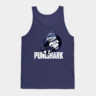 Punishark - Gray Tank Top